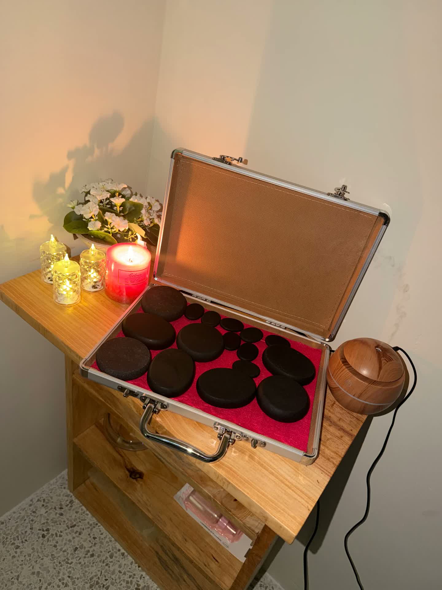 Piedras calientes de Artemissa Wellness Studio